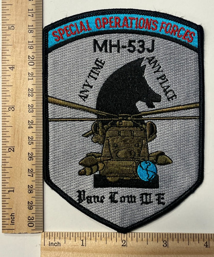 US AIR FORCE PATCH: Special Operations Special Tactics Pave Low CSAR PJ MH-53J