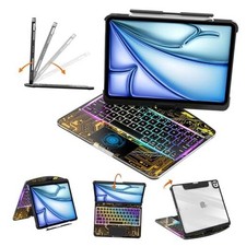 Clear Keyboard Case for iPad Air 13" iPad Air 13-in/iPad Pro 12.9-in Black