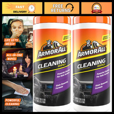 Powerful Interior Car Cleaning Wipes, 25 Count, For Dashboards, Vinyl, Fabric -