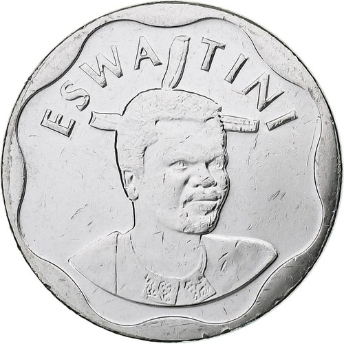 Regno degli Eswatini | Moneta da 10 Centesimi | Canne da Zucchero | Km:69 | 2018 - 2021 - Foto 2 di 6