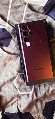 Samsung Galaxy S22 Ultra 256 GB Rot Smartphone mit Mehrfachkamera