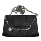 Stella McCartney Crossbody Bag Womens Small Black Falabella Chain Whipstitch