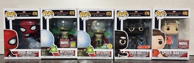 POP! Funko Pop Bobble Head Marvel Spider-Man Far From Here Lot Of 5!! Marvel Exc