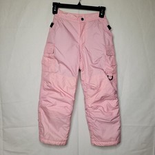 Rawik Girls Pink Insulated Cargo Snow Pants Ski Bibs