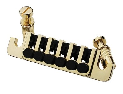 Guyker Guitar TP-6 Bridge Stop Bar - Vintage 70's Bridges Tailpiece with Stud...