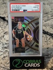 2024 PANINI SELECT WNBA SILVER PRIZM #144 KATE MARTIN ROOKIE RC PSA 10