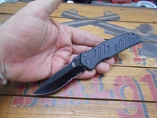 Gerber Swagger Pocket Knife Frame Lock Combo Edge Blade 