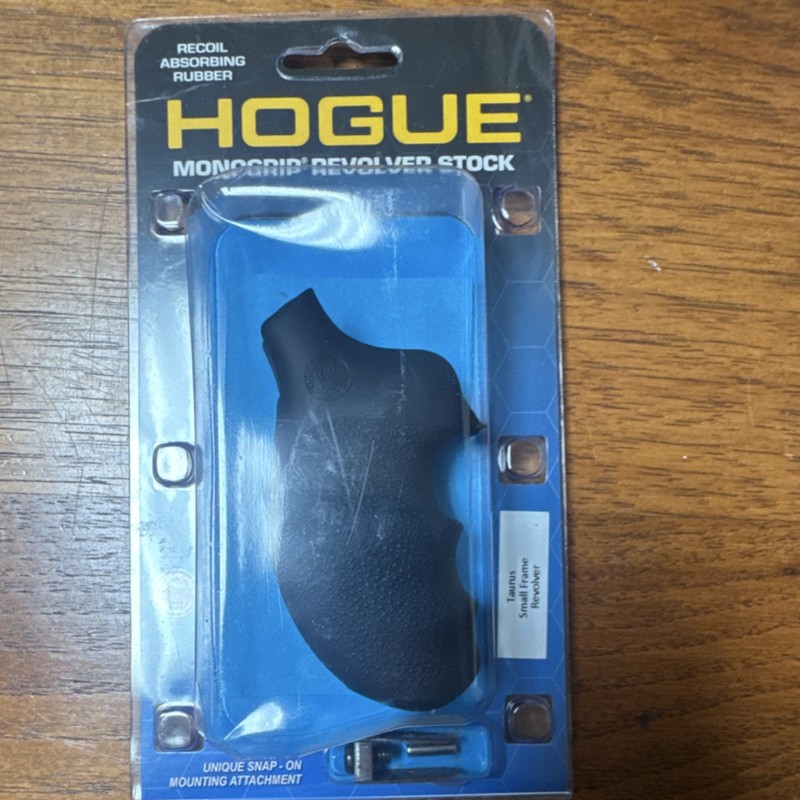 Hogue Monogrip Revolver Stock Grip for Taurus Small Frame, Rubber Black