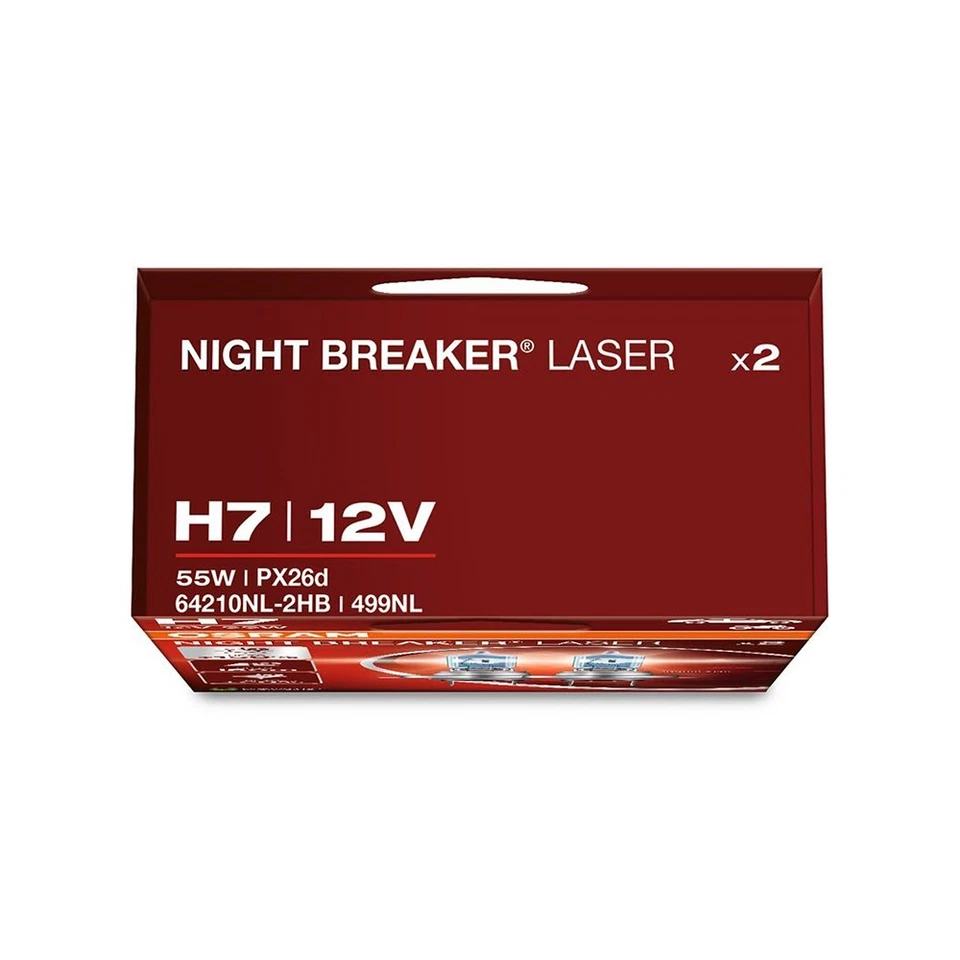 OSRAM NIGHT BREAKER® LASER H7 NEXT GENERATION HALOGEN SCHEINWERFERLAMPE 12V - Bild 2 von 4