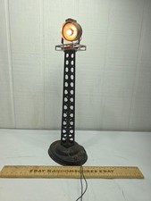 As Is Marx 436 Searchlight Tower 13.75" Black Spotlight W/ Metal Platform