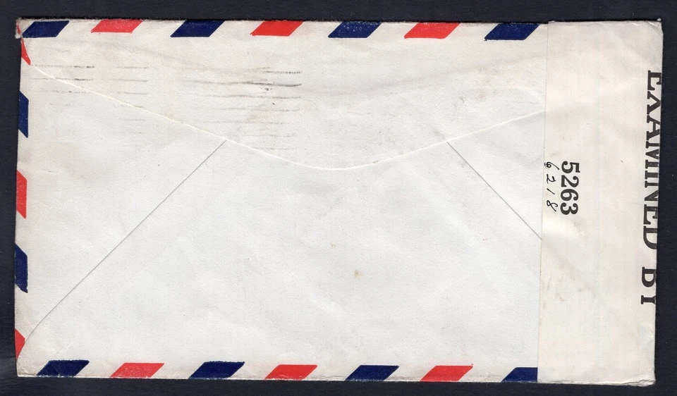 USA Eugene Oregon 1942 Censored Cover to Newfoundland. Canada - Image 2 of 2