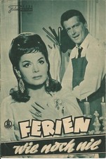 Ferien wie noch nie 1963 Carlos Thompson AUSTRIA Kino Neues Film Programm