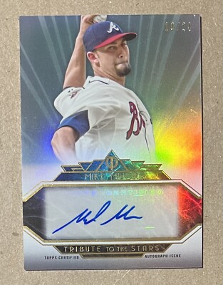 Mike Minor 2014 Topps Tribute to the Stars Auto Autograph Card #TSA-MM - 10/24
