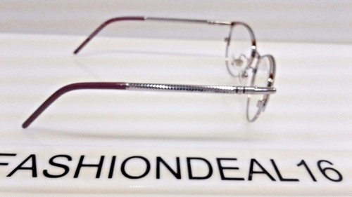 New Montblanc Authentic MB 438 Silver Purple MB438 072 52-18-135 RX Eyeglasses - Picture 5 of 8