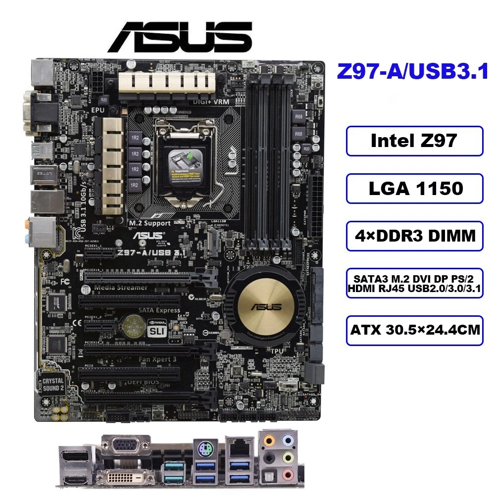 Asus z97a usb clearance 3.1