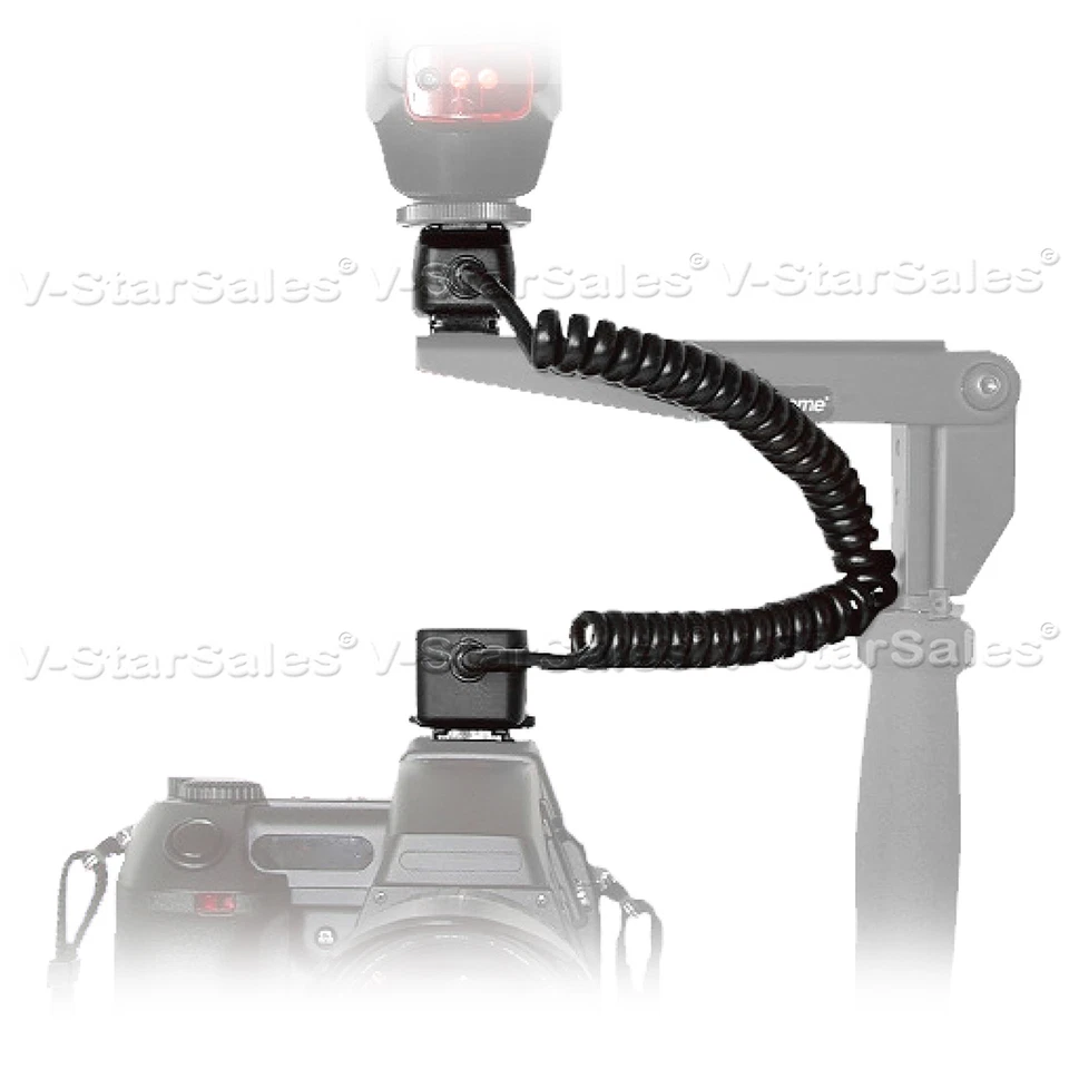 I-TTL Off Camera Shoe Flash Cord for Nikon SB400 SB600 SB800 SB900 - Image 2 of 2