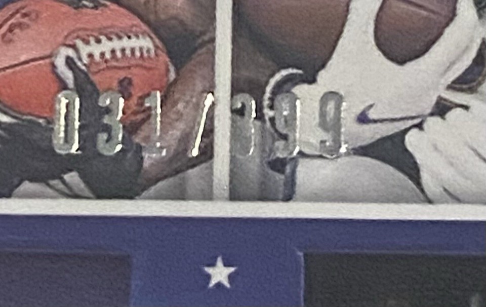 Football RAVENS Zay Flowers And Odell Beckham Jr. Patch Card /399⚫️🟣