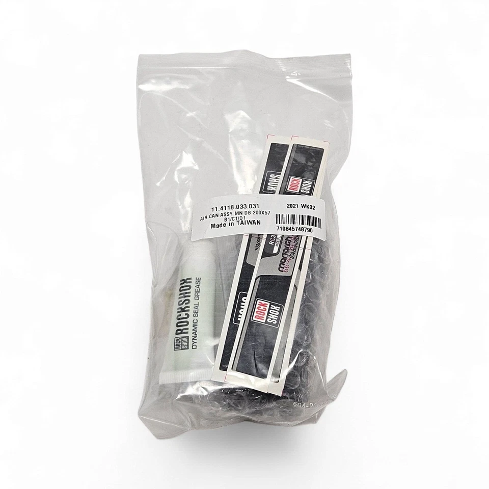 Conjunto de kit de lata de aire RockShox Monarch DebonAir 200 mm x 57 mm B1 / C1 / D1 - negro Foto 2 de 4