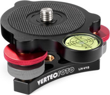   Upgraded  Tripod Leveling Base : Bigger Bubble Level W/Crosshair, Fine Leveling