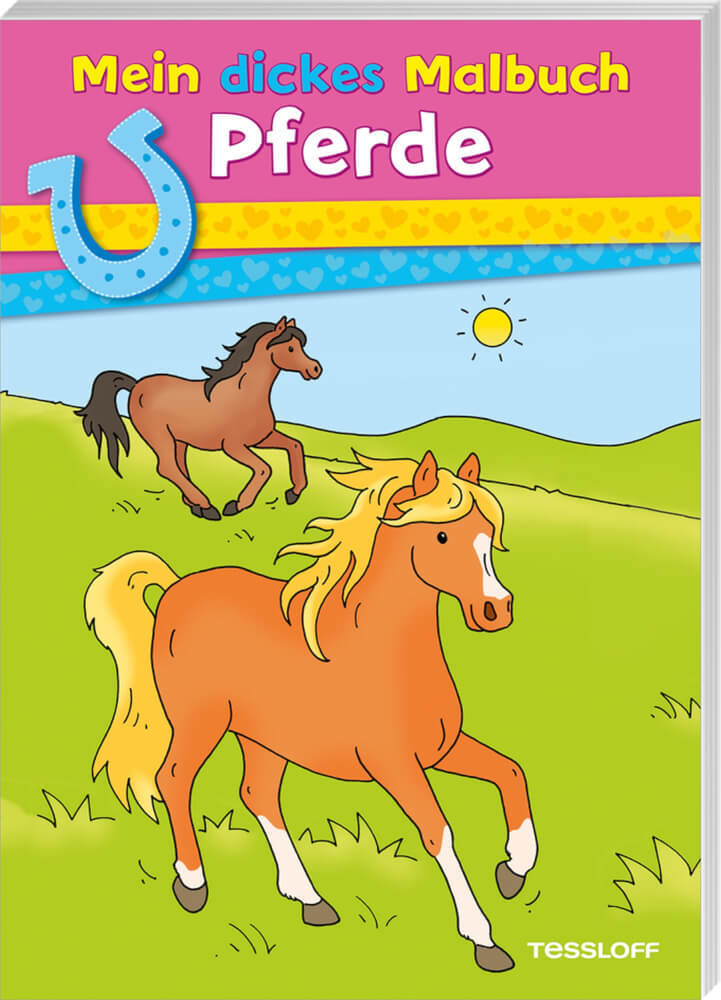 Thumbnail - Tessloff Mein Dickes Malbuch Pferde