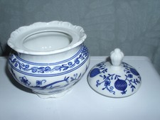 Seltmann Weiden Theresia ZUCKERDOSE Zwiebelmuster Zuckertopf