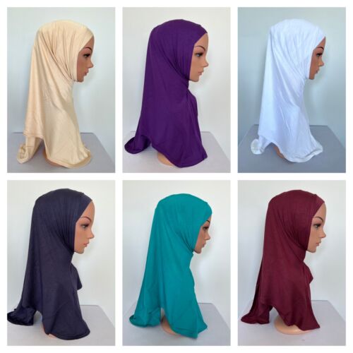 Muslim Women ** COTTON JERSEY** 2 Piece Al Amira Hijab (USA Seller) - Picture 1 of 42