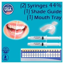 Teeth Whitening 44% Dental Bleaching System Oral Gel Kit Tooth Whitener