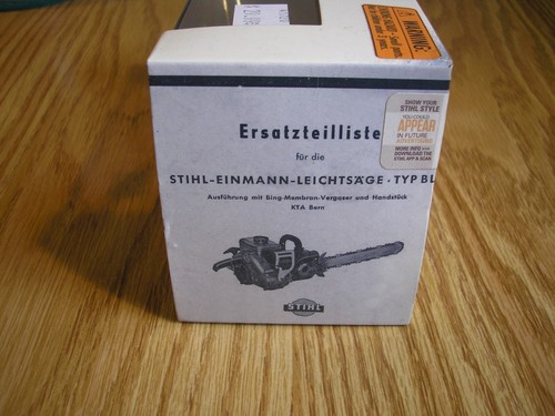 New In Box Stihl Model Chainsaw BLK. 1:12 Scale. Stihl Part 0464 035 0220. - Picture 6 of 7