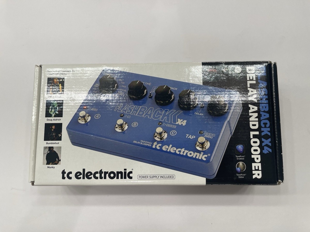 tc electronic FLASHBACK X4 ディレイ ルーパー 極美品 tc electronic FLASHBACK X4 ディレイ & ルーパー tc electronic