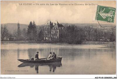 ACJP1-01-0053 - LA CLUSE - UN CORNER DU Lac de Nantus et le Chateau de la clu