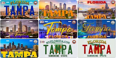 Tampa Florida Novelty Car License Plate - Image 1 of 4