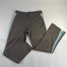 Vintage Nike Track Pants Small 4-6 Grey Blue Women Swoosh Stained Used 3