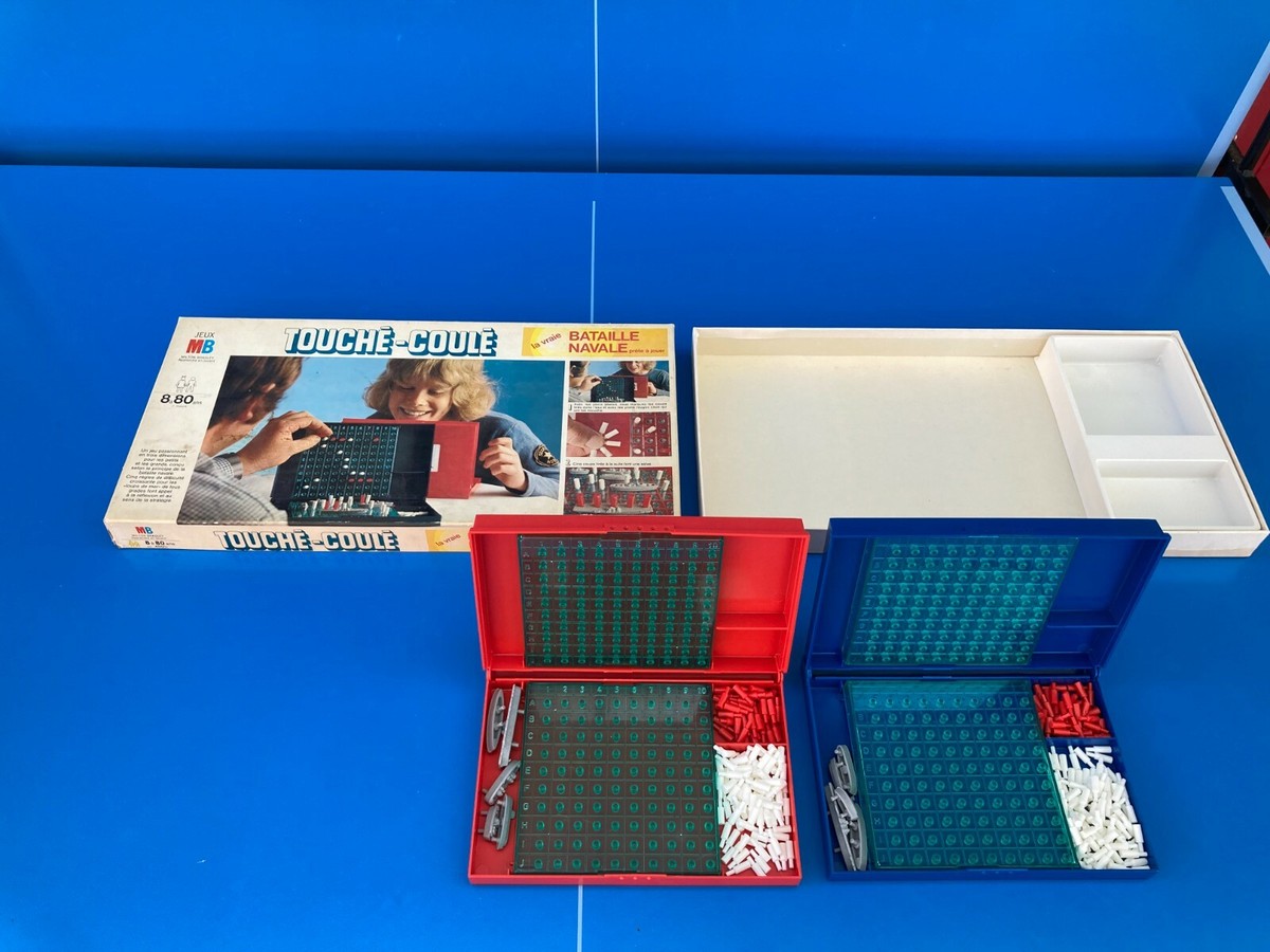 Jeu De Société Vintage Play Marine Montitoys Bataille Navale - Rare, Occasion