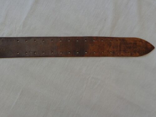 Vtg Soviet Army Leather Belt Russian Officer's Buckle Military Uniform Gear USSR - Picture 6 of 12