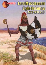 Mars 1/72 72087 Late Mycenaean Light Infantry (40 Figures, 10 Poses)