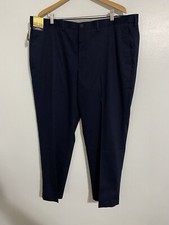 Haggard Navy Chino Khaki Pants Mens 44 X 29 Classic Fit Nwt R11