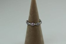 Original Pandora 8-Elemente Pavé-Ring Silber Kristall pink - 190889CFP Neu