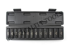 Vct 13pc 38 Drive 6 Point Deep Deepwell Impact Socket Set Mm Metric