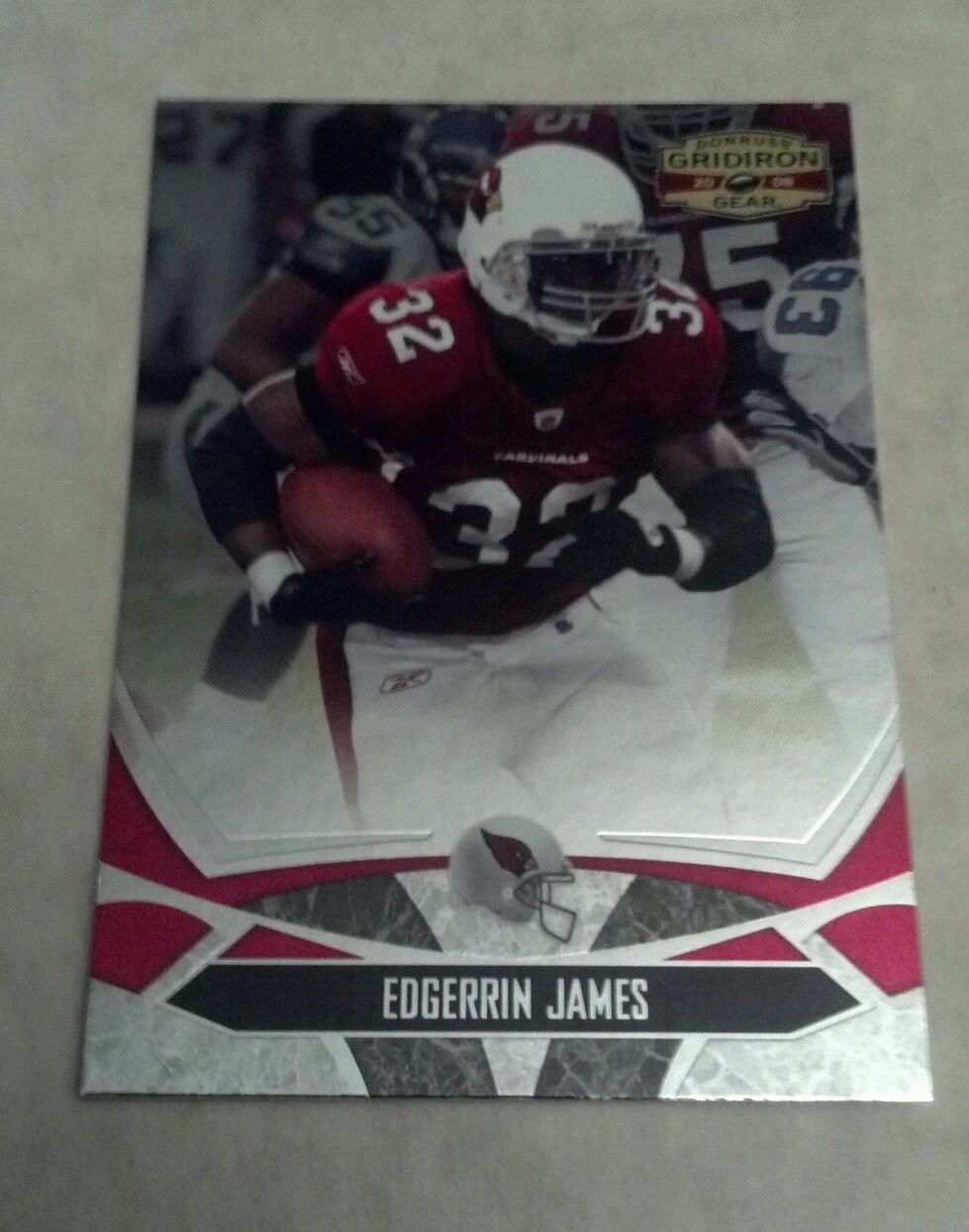 EDGERRIN JAMES 2008 DONRUSS GRIDIRON GEAR