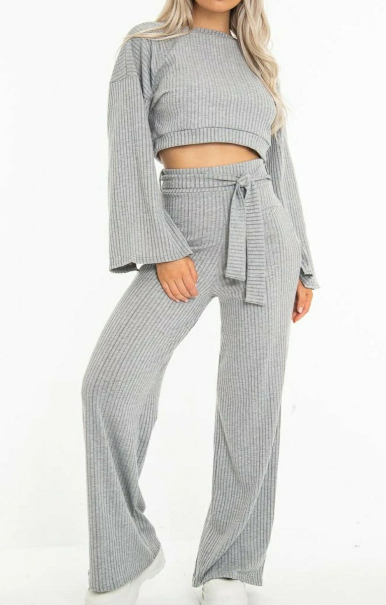 Missguided Crop Jogger Set Missguided Missguided Petite Co Ord
