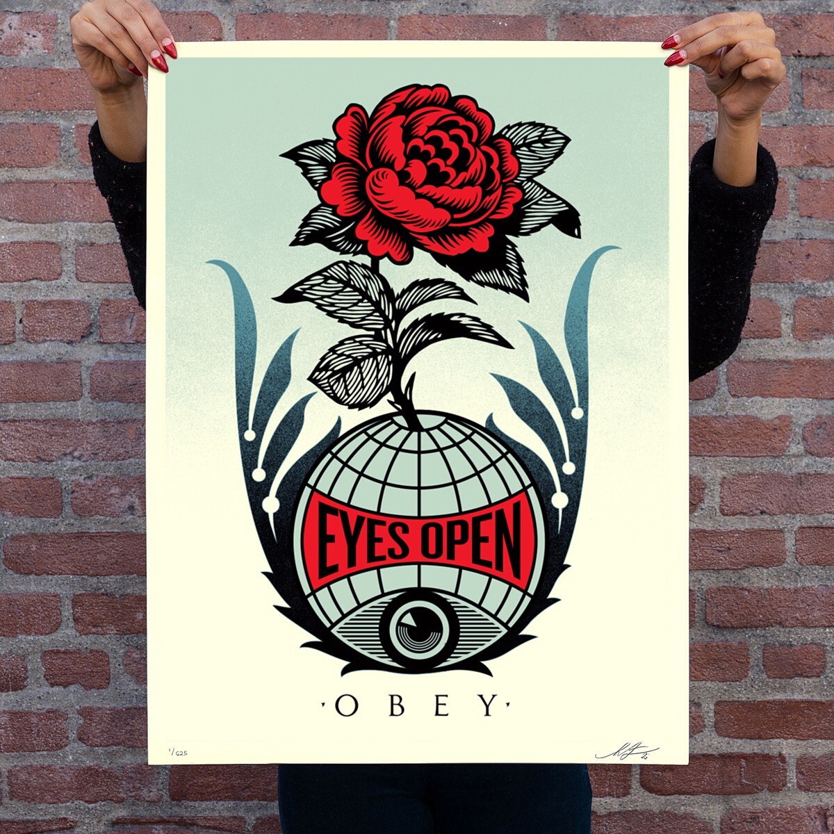 Shepard Fairey (OBEY) - Eyes Open - S/N/625 - 2020 | eBay