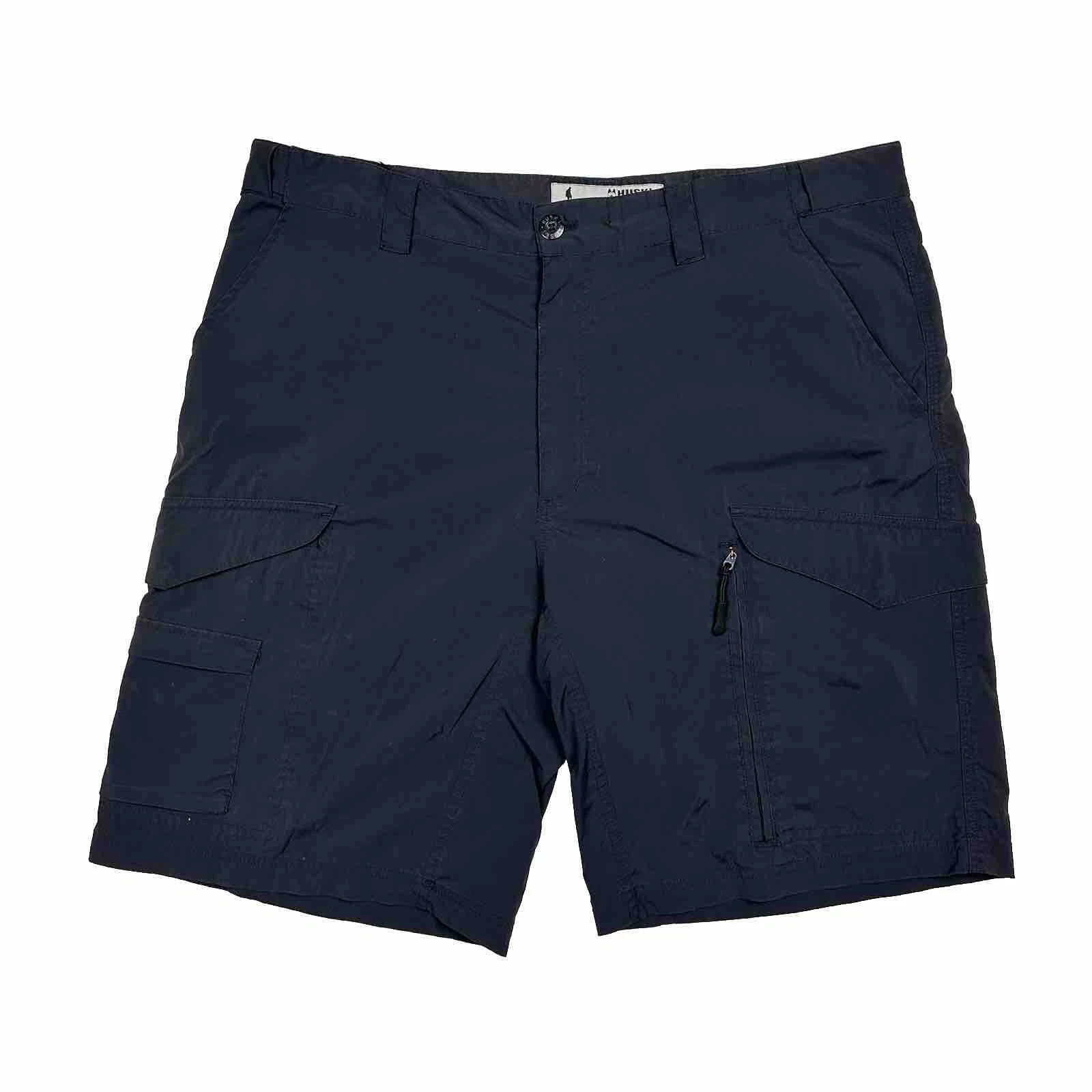 Huski Explorer Men's Hiking Military Cargo Shorts Size XL W39" Blue 8 Pockets