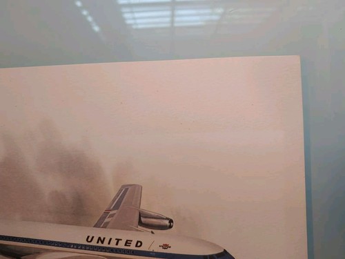 Nixon Galloway Art Print United Airlines Collector Series 1980 Boeing 720 1960 - Picture 4 of 11