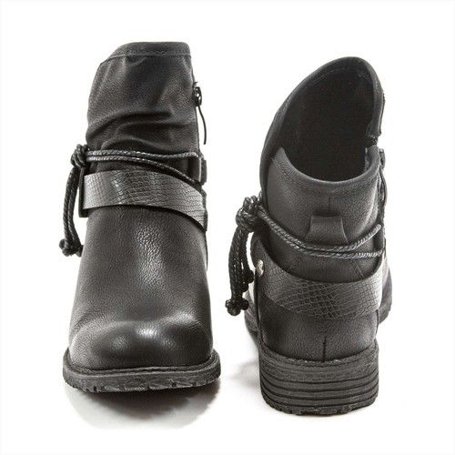 NEW Patrizia Womens Elearopa Leather Vegan-Friendly Pull-On Booties - Picture 5 of 8