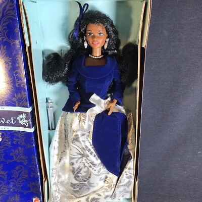 Avon Winter Velvet Barbie African American 1995 Sped Ed;1st in