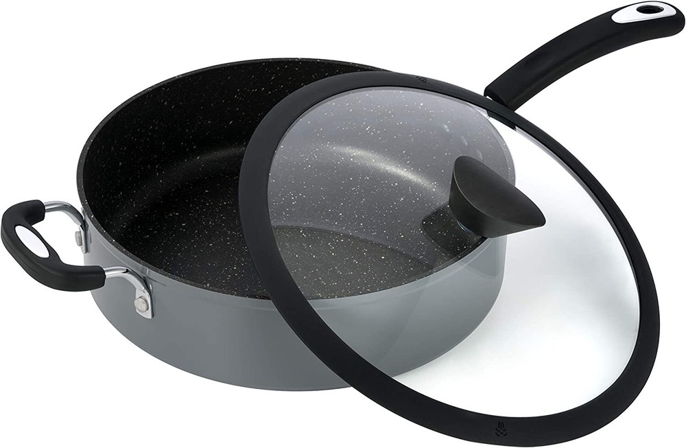 Ozeri Stone Earth All-in-One Sauce Pan, 5L (5.3 qt), [COLORS] - FREE SHIPPING
