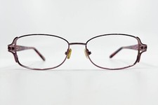 Safilo Women's Eyeglasses Emozioni 4353 Plum Frame Italy 53-16-130 9746