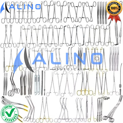 Major Cardiovascular Thoractomy Vascular 106 pcs Set Open Heart Instruments