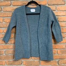 Zara Kids 7 Cardigan Blue Open Front Sweater Cozy Knit Long Sleeve Winter Soft