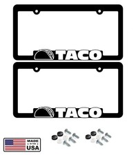 2 Taco License-plate-frames-toyota-tacoma-custom-trdpro Offroad-tacoma-tacosause
